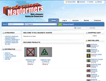 Tablet Screenshot of nclmagneticshapes.com